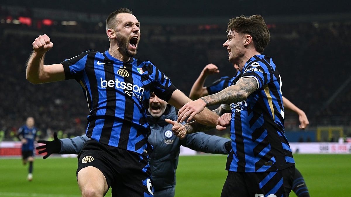 Inter goalscorer Stefan de Vrij