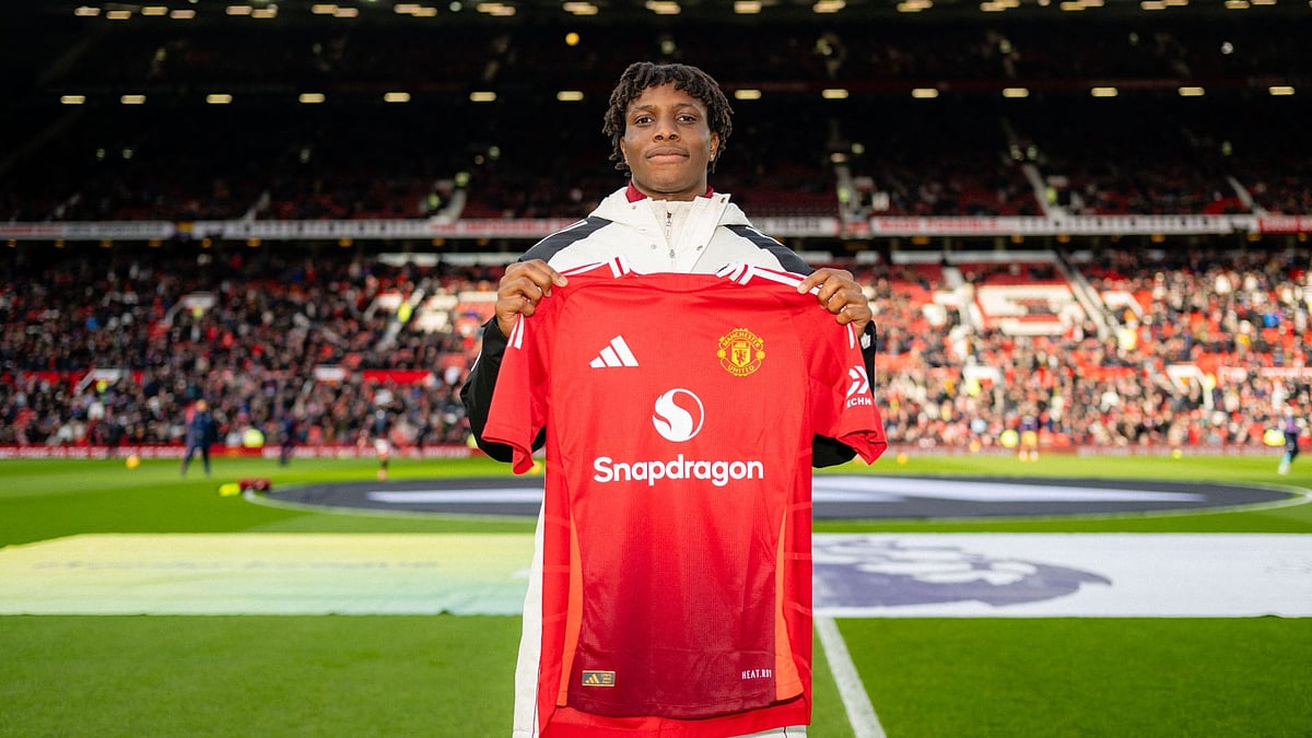 Dorgu was paraded at Old Trafford on Sunday