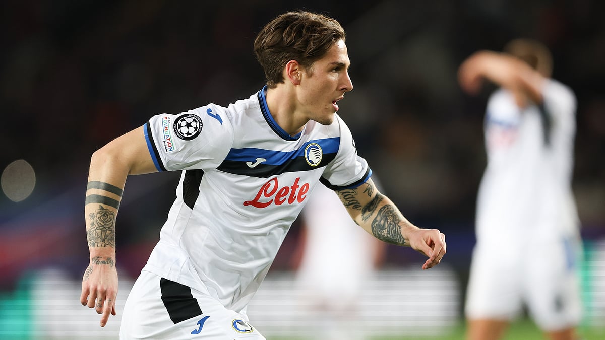 Nicolo Zaniolo in action for Atalanta