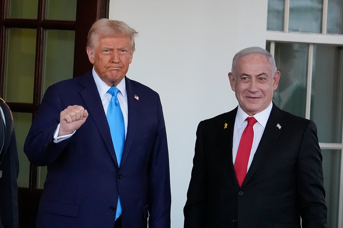 AP Photo/Alex Brandon : Donald Trump and Benjamin Netanyahu