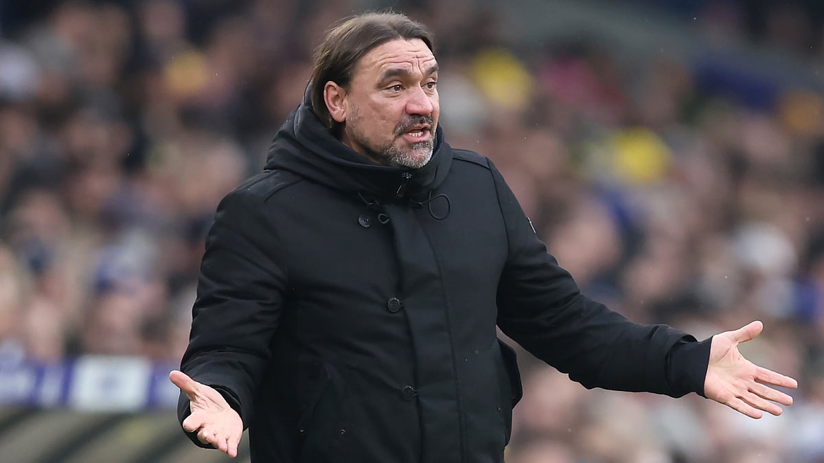 Daniel Farke during Leeds United's FA Cup defeat to Millwall