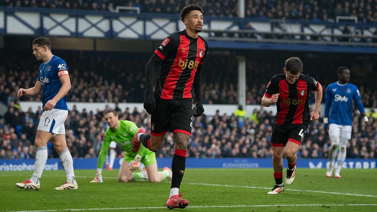 Bournemouth were victorious in the final FA Cup game at Goodison Park
