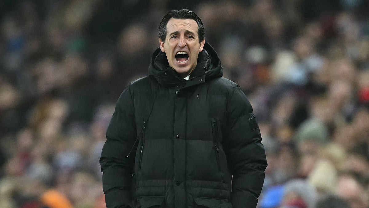 Unai Emery during Aston Villa's FA Cup win over Tottenham