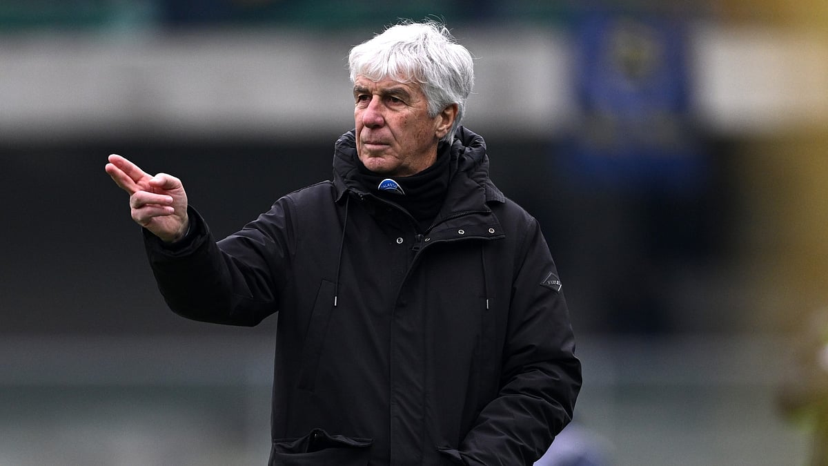 Atalanta coach Gian Piero Gasperini