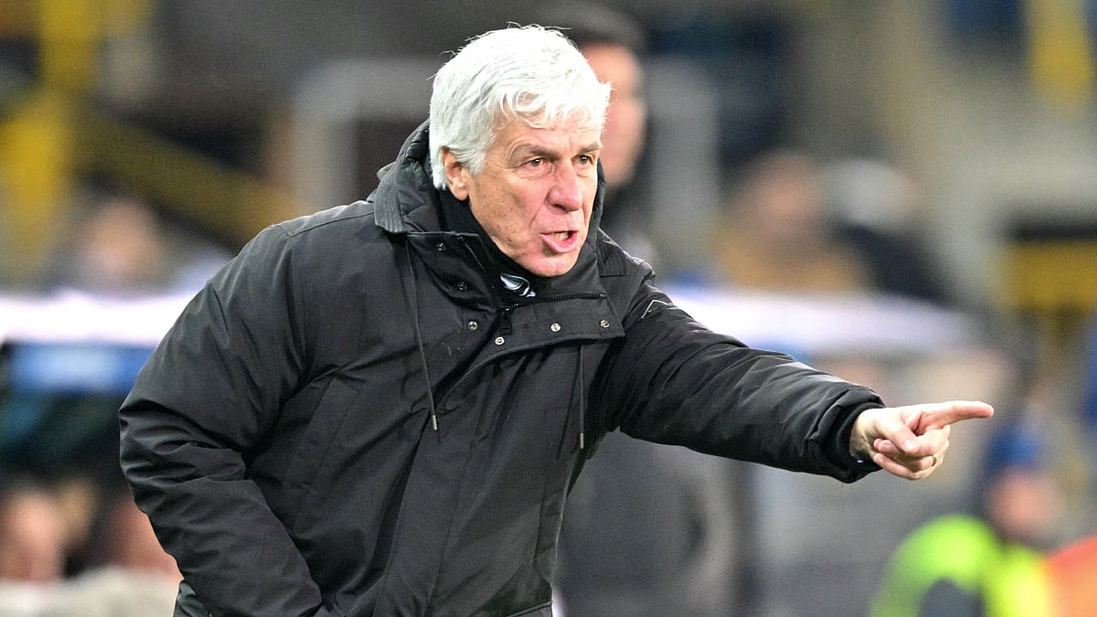 Atalanta head coach Gian Piero Gasperini