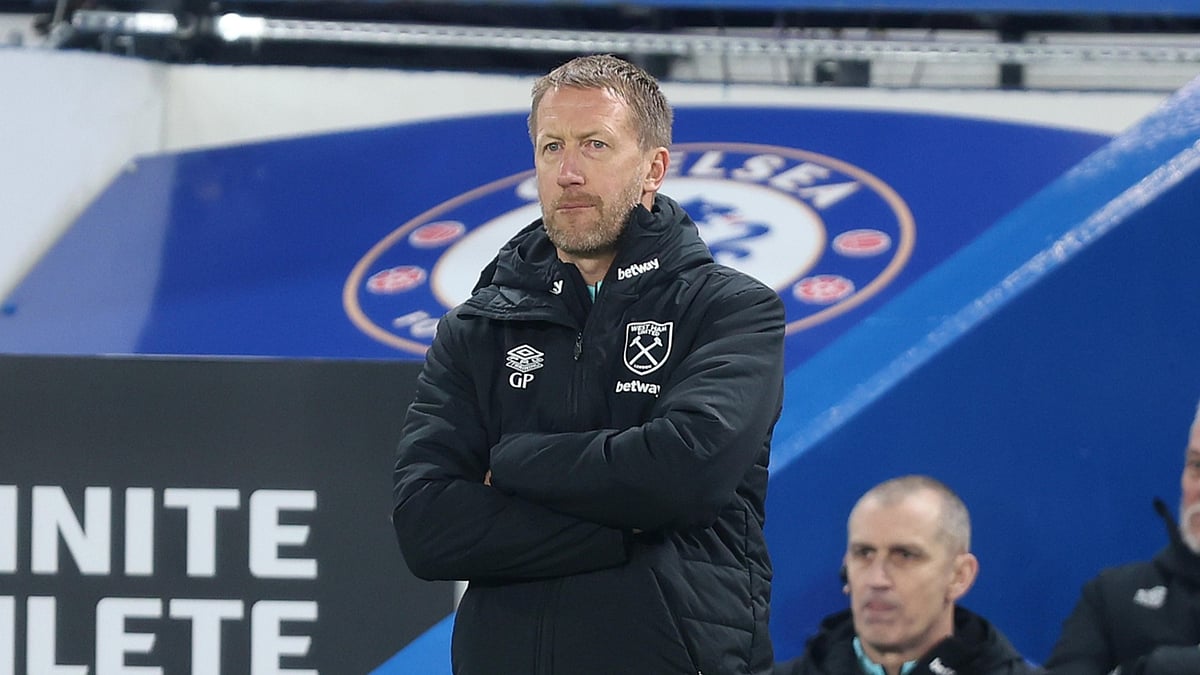 Graham Potter at Stamford Bridge