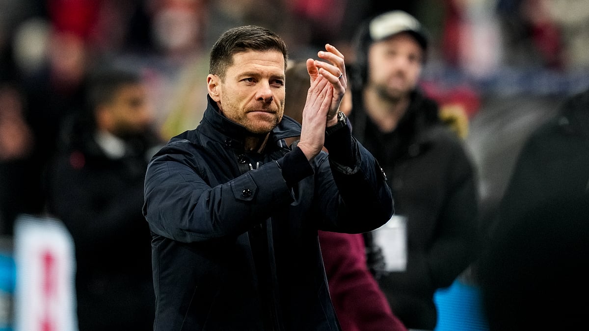 Bayer Leverkusen coach Xabi Alonso.