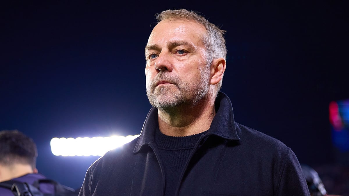 Barcelona head coach Hansi Flick.