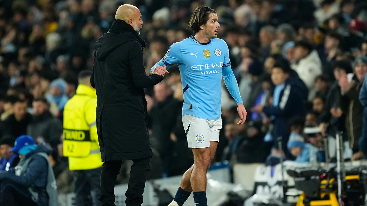Jack Grealish was substituted early in Manchester City's first-leg loss to Real Madrid