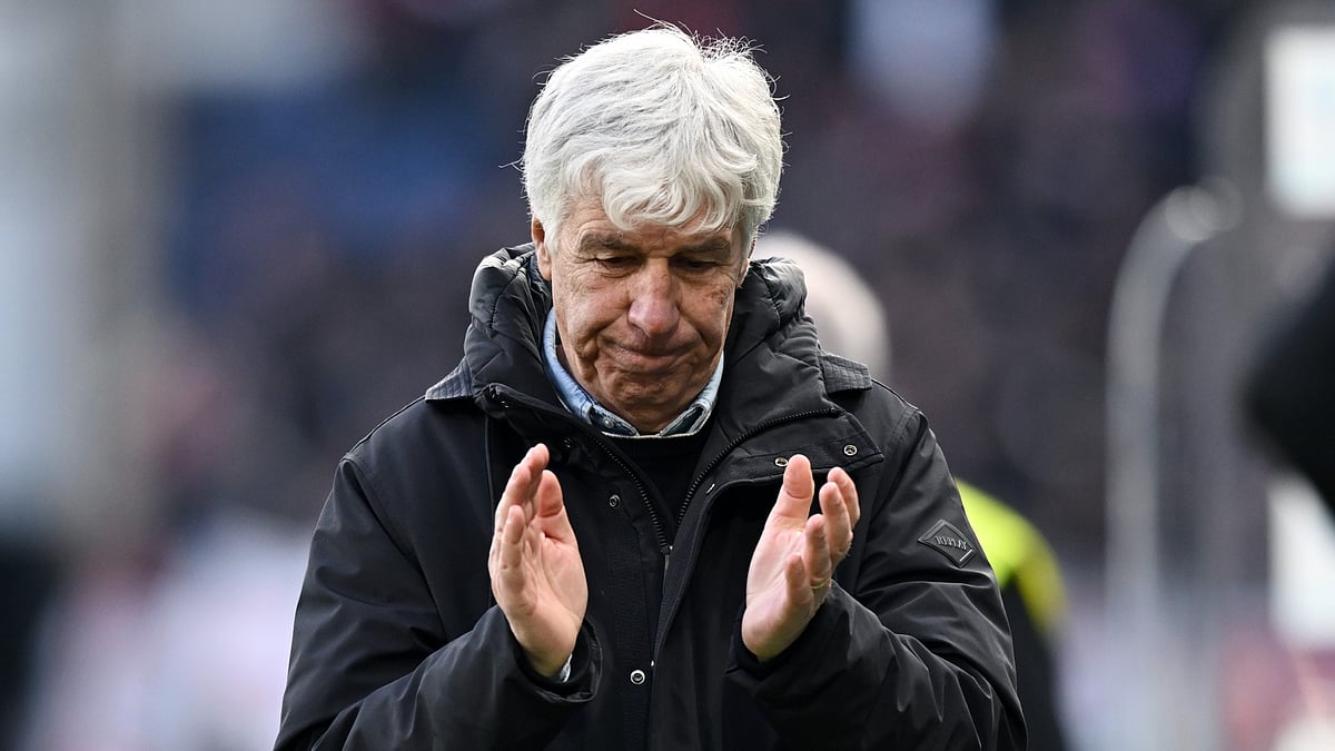 Atalanta coach Gian Piero Gasperini