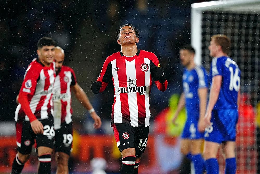 | Photo: Mike Egerton/PA via AP : EPL: Leicester City Vs Brentford