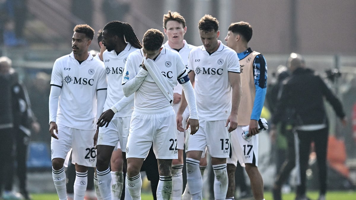 Napoli were stunned by Como.