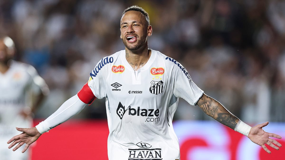 Santos goalscorer Neymar