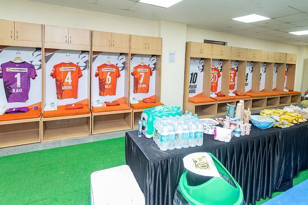 | Photo: FDSL/ISL : ISL 2024-25, Punjab FC Vs FC Goa: A glimpse of Punjab FC dressing room