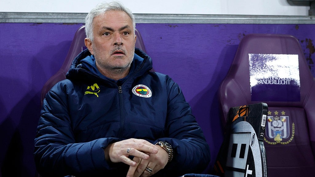AP : File photo of Fenerbahce's head coach Jose Mourinho.