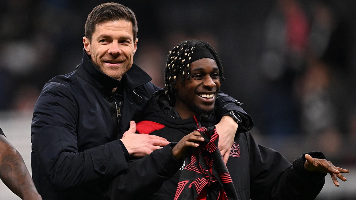 Bayer Leverkusen coach Xabi Alonso