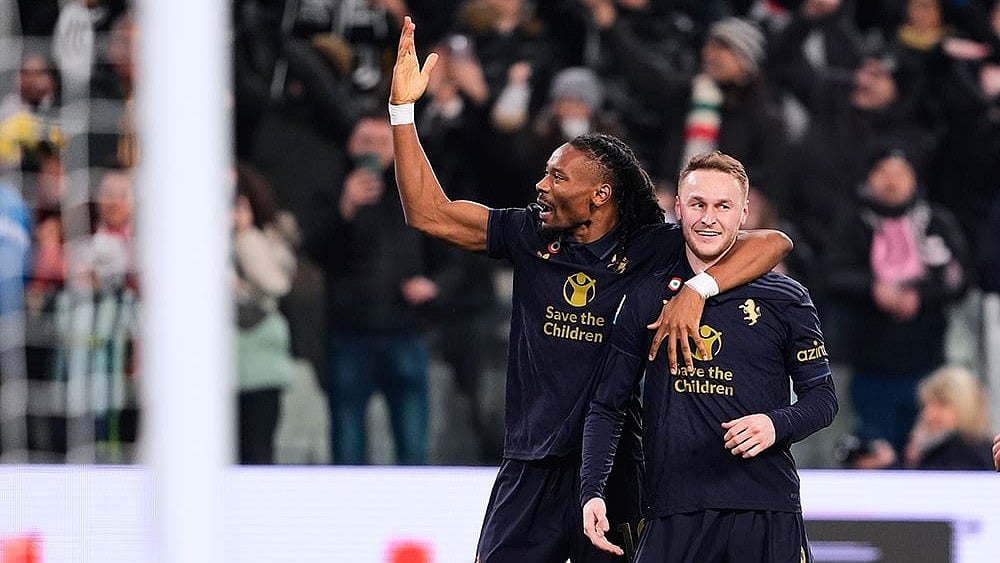 | Photo: Fabio Ferrari/LaPresse via AP : Serie A 2024-25: Juventus' Teun Koopmeiners celebrates after scoring his side's second goal goal