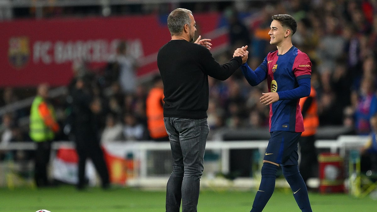 Hansi Flick and Gavi