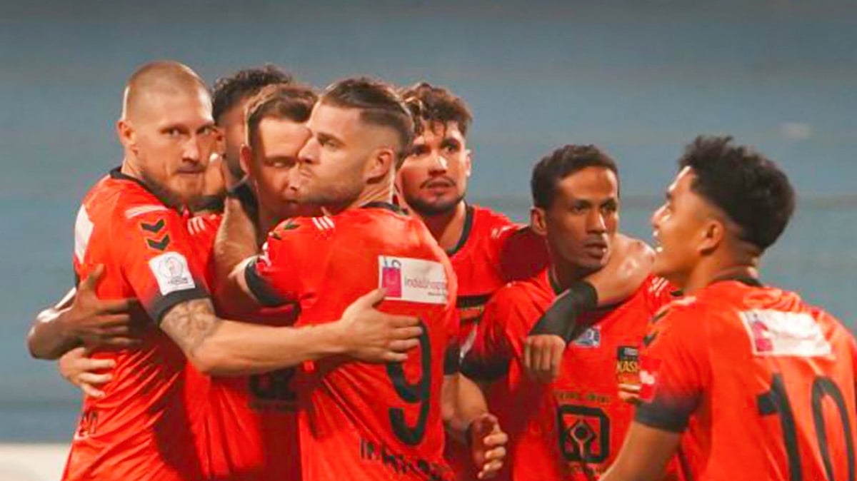 Photo: X | I-League : Inter Kashi FC Vs Namdhari FC, I-League.