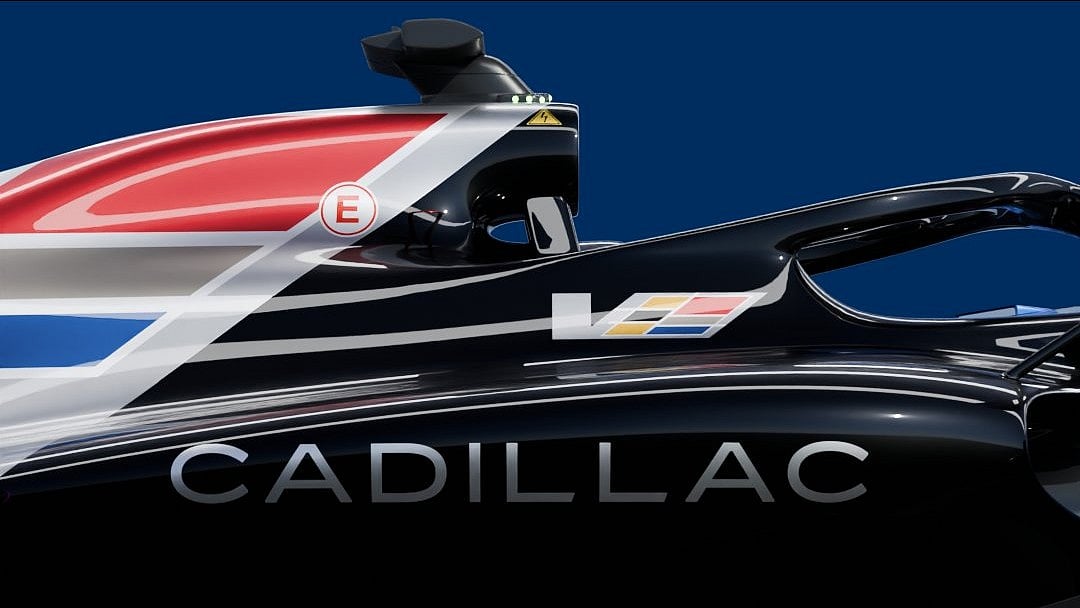 | Photo: X/FIA  : File photo of a Cadillac F1 car.