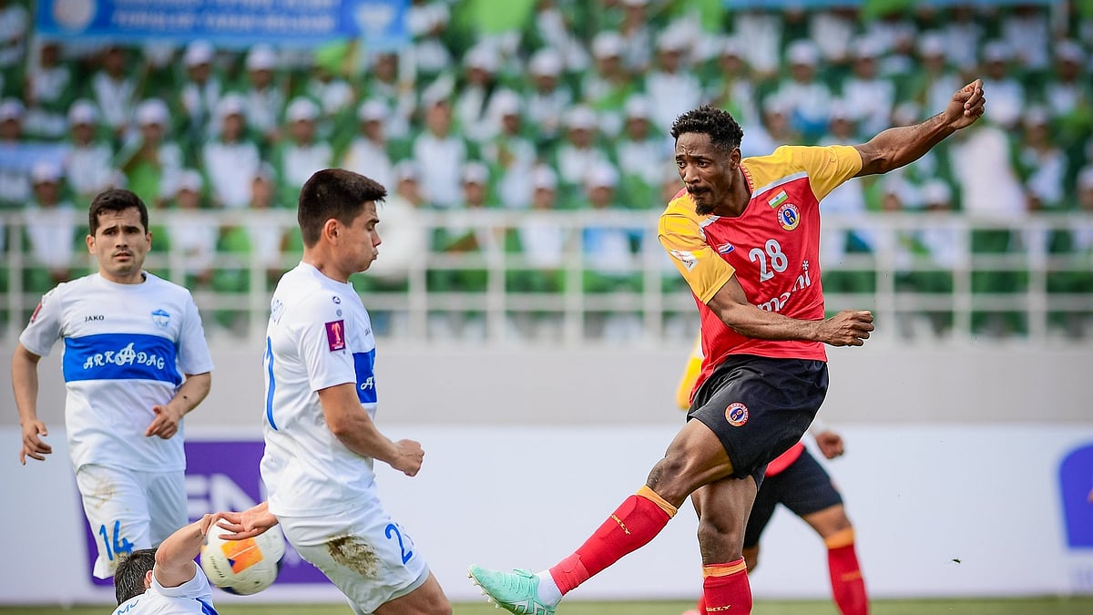 Photo: X | East Bengal FC : East Bengal FC Vs FC Arkadag, AFC Challenge League.
