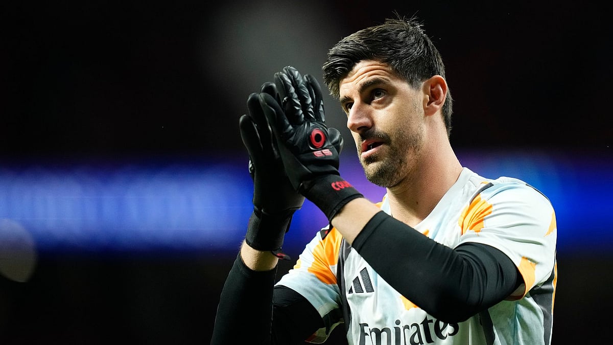 Real Madrid goalkeeper Thibaut Courtois.