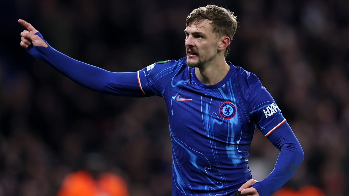 Kiernan Dewsbury-Hall celebrates his winner