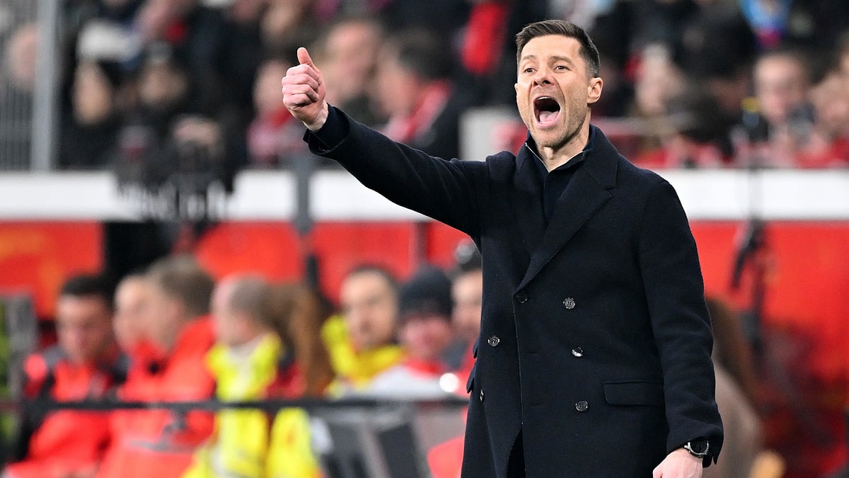 Bayer Leverkusen head coach Xabi Alonso