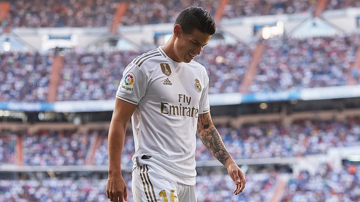James Rodriguez during his time at Real Madrid.