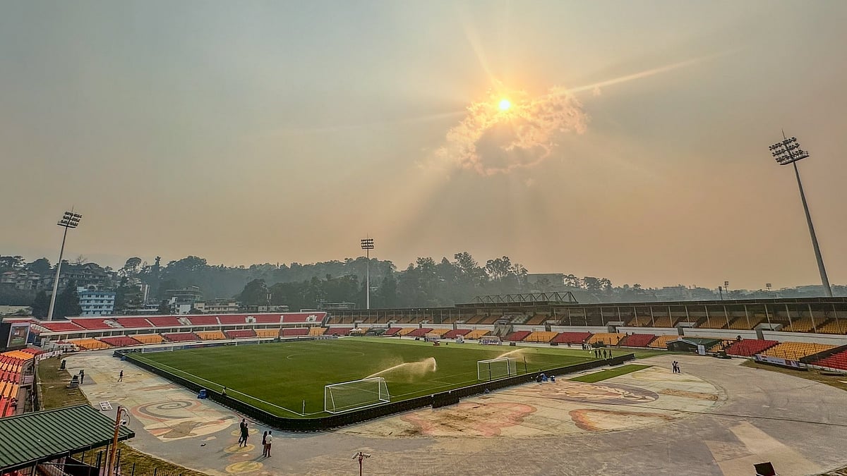 Photo: X | Indian Football Team : India Vs Maldives, International Friendly match at Shillong's Jawaharlal Nehru Stadium.