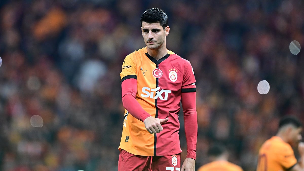 File Photo : Alvaro Morata in action for Galatasaray.