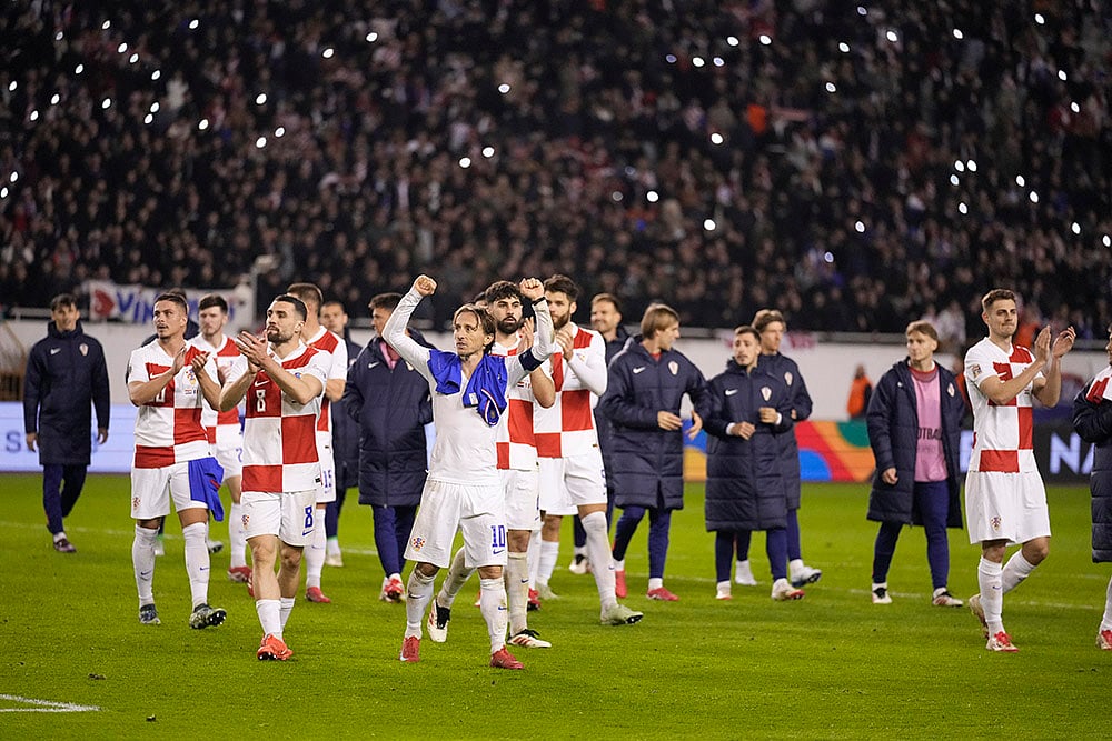 | Photo: AP/Darko Bandic : UEFA Nations League quarterfinal first leg: Croatia vs France 