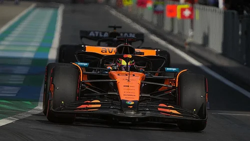 Photo: AP : McLaren driver Oscar Piastri in action in the Chinese Grand Prix qualifying session at the Shanghai International Circuit.
