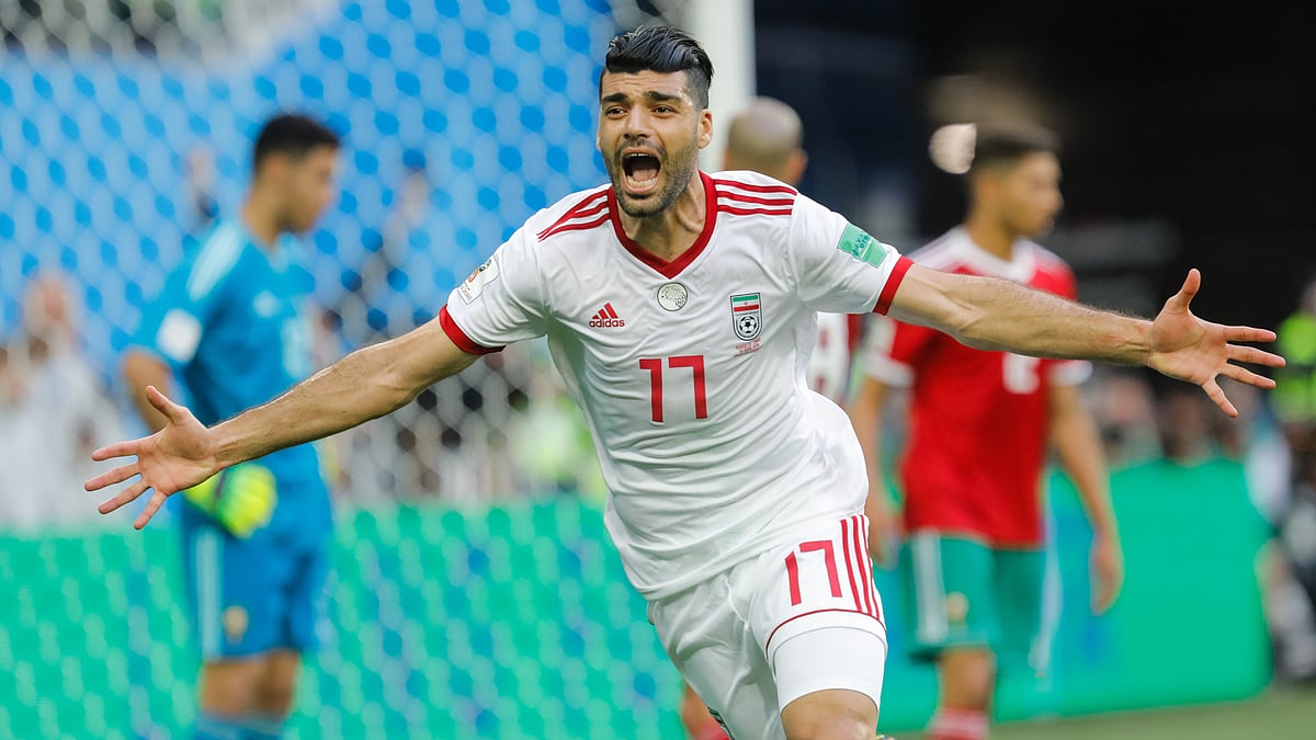 Mehdi Taremi scored twice for Iran on Tuesday