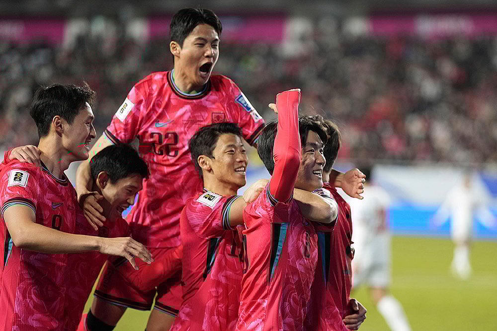 | Photo: AP/Lee Jin-man : FIFA World Cup 2026 Qualifiers: South Korea vs Jordan