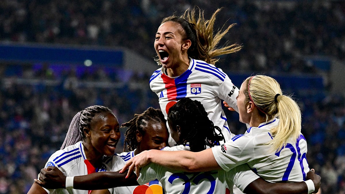 Lyon are into the Champions League semi-finals