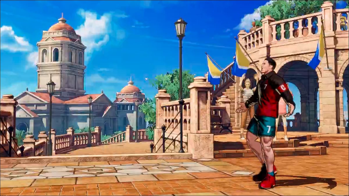 X/Ronaldo : Cristiano Ronaldo's character in Fatal Fury: City Of The Wolves teaser.