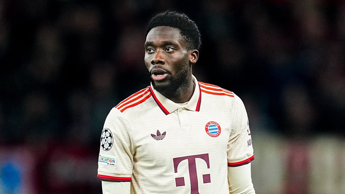 Bayern Munich's Alphonso Davies
