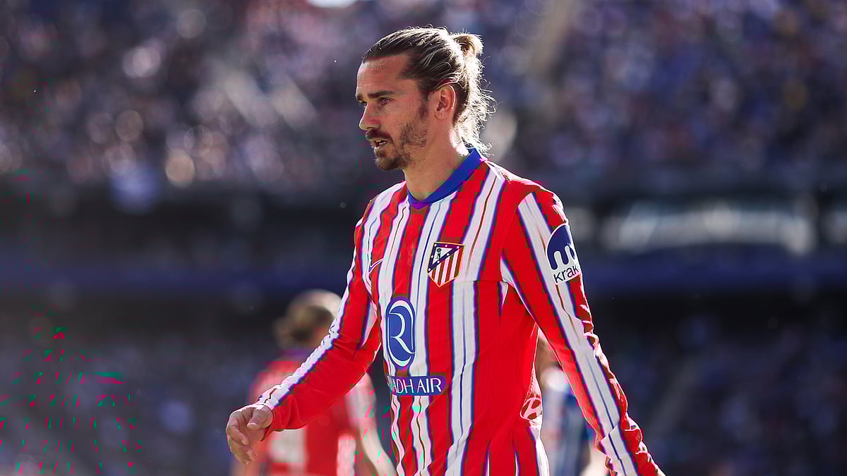 Antoine Griezmann during Atletico Madrid's 1-1 draw with Espanyol