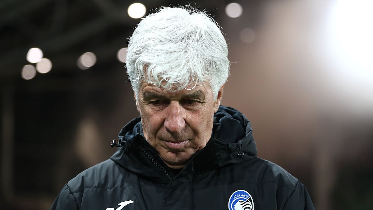 Atalanta coach Gian Piero Gasperini