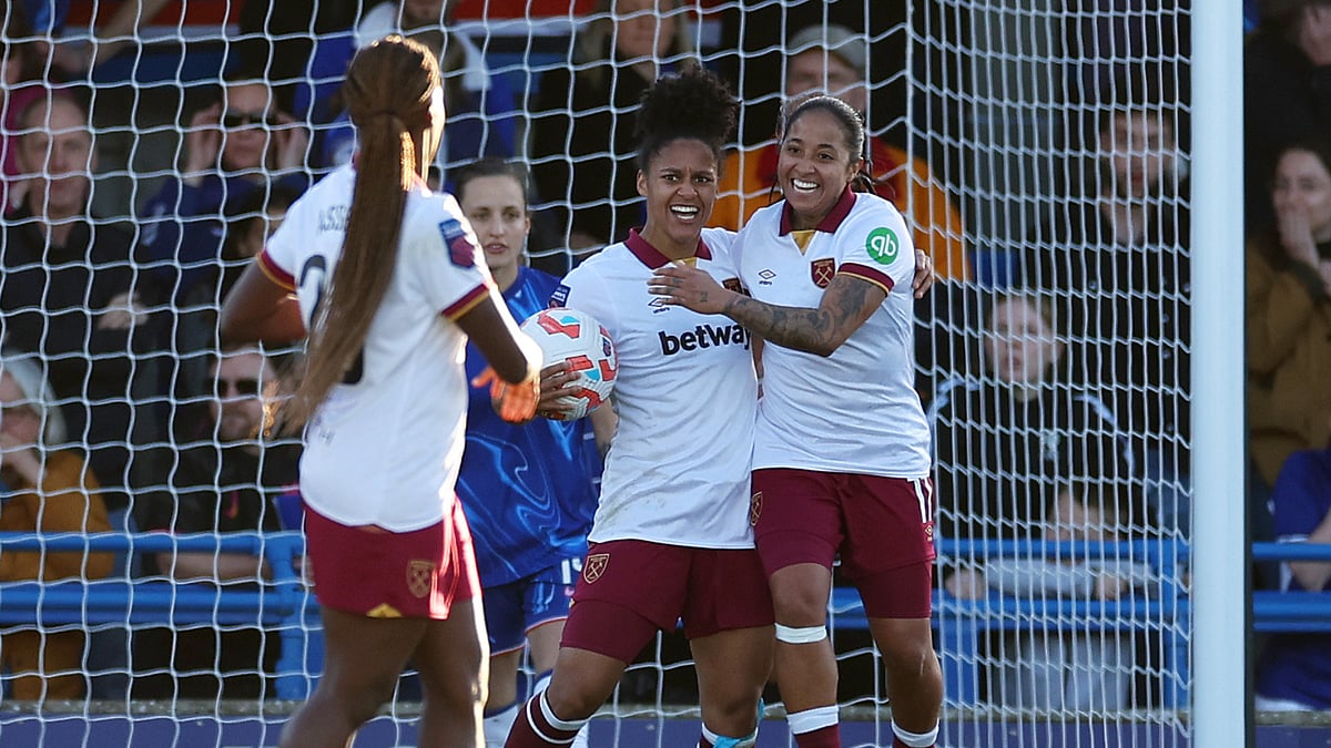 Shekiera Martinez netted a late equaliser for West Ham against Chelsea