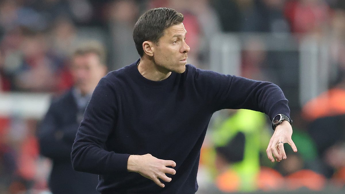 Bayer Leverkusen coach Xabi Alonso