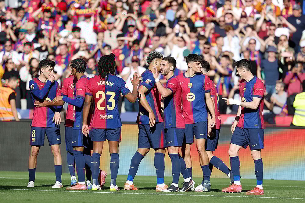 | Photo: AP/Joan Monfort : La Liga: Barcelona vs Girona