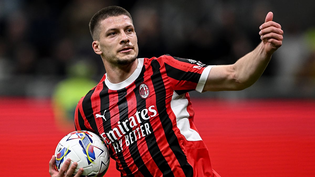 Luka Jovic earned a draw for Milan