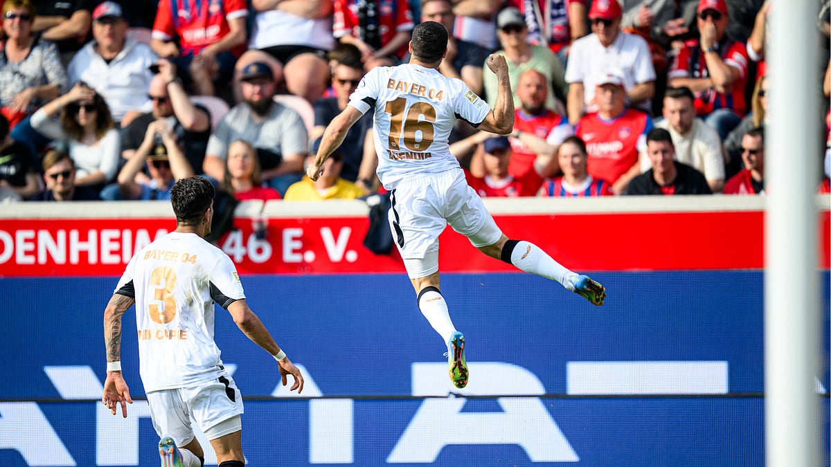 Emiliano Buendia scored the winner for Bayer Leverkusen