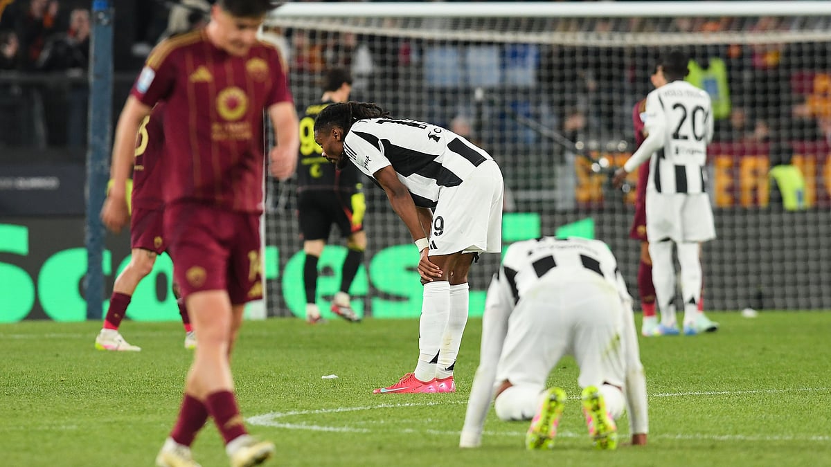 Juventus after their 1-1 draw with Roma