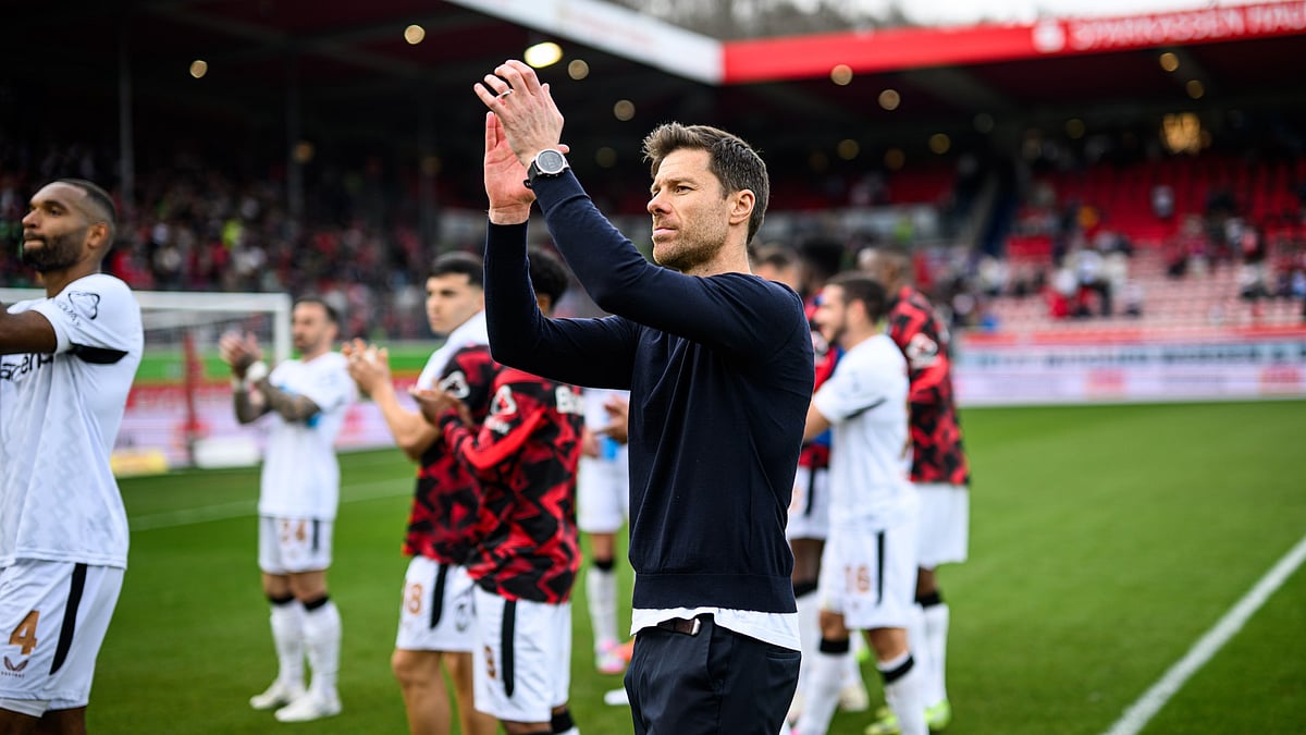 Bayer Leverkusen head coach Xabi Alonso.
