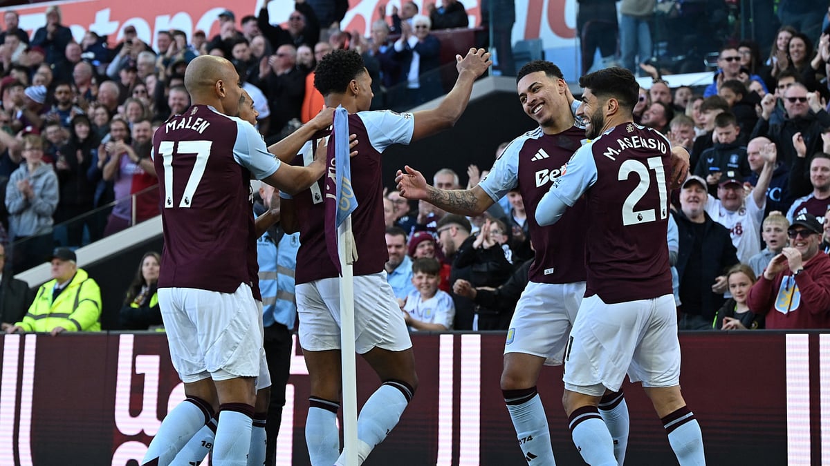 File : Aston Villa take on PSG in the quarter-finals.