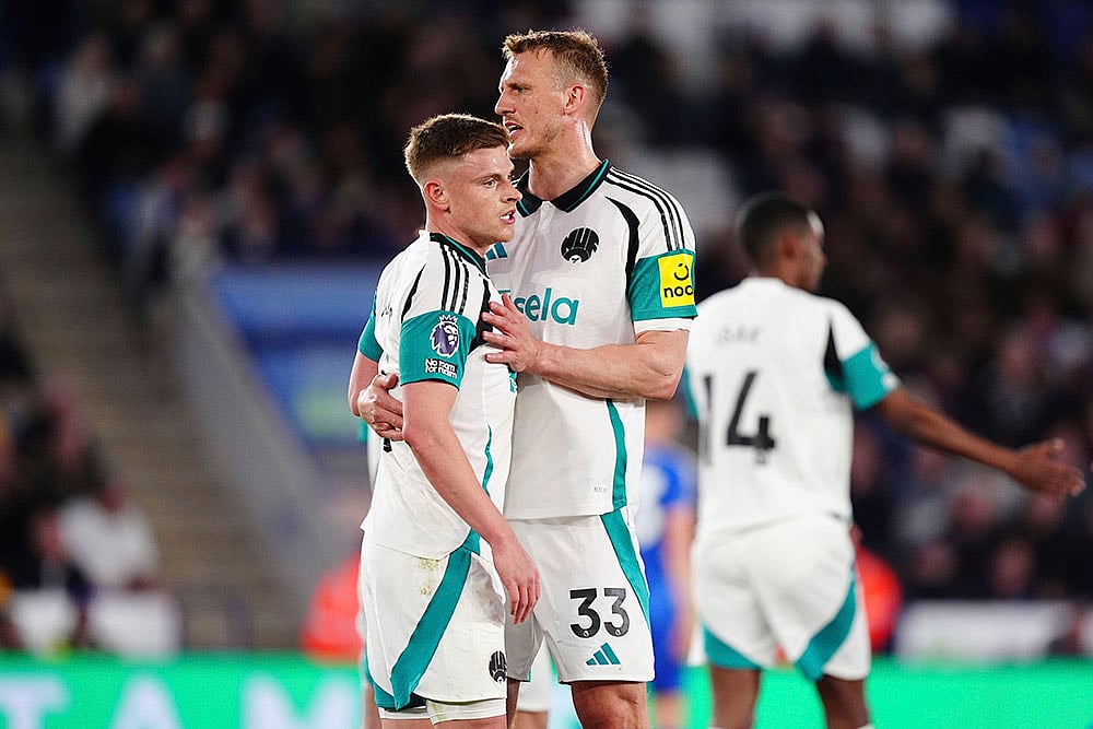 | Photo: Mike Egerton/PA via AP : EPL: Leicester City vs Newcastle United