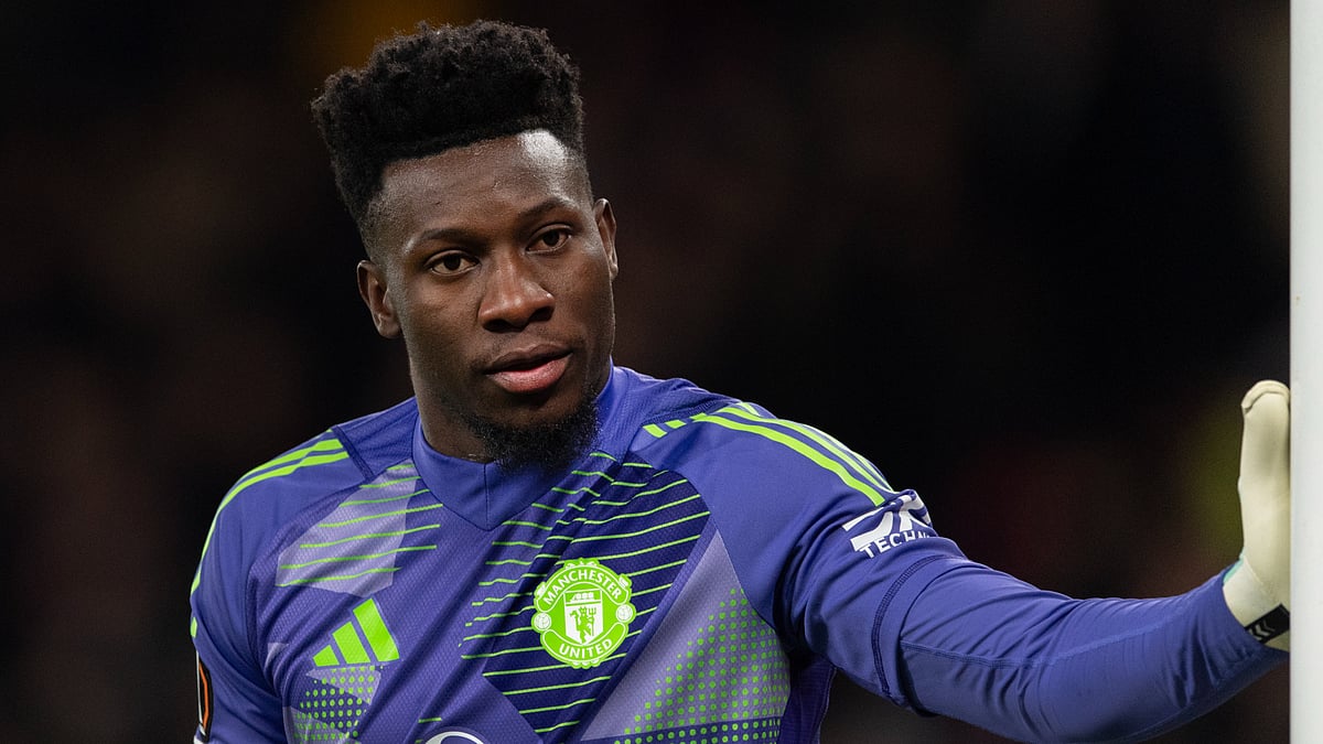 Manchester United goalkeeper Andre Onana.